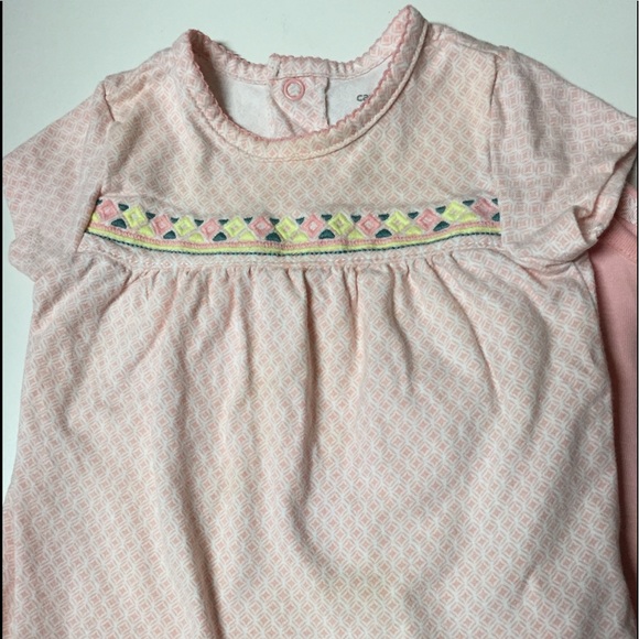 Carter’s Dress and cardigan set. Light pink/white - Picture 2 of 4